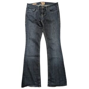 William Rast Womens 29 Stella Bootcut Jeans dark denim faded wash made in USA